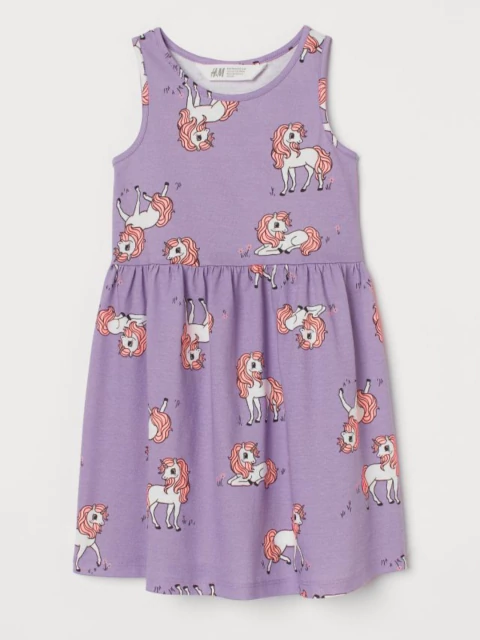 Vestido hym lila unicornios - comprar online