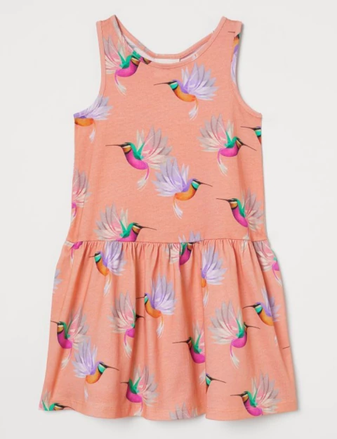 Vestido hym mariposas colibrí - comprar online