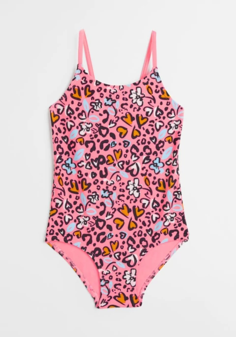 Traje de baño hym rosa corazones - comprar online