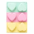Molde Silicona 6 Corazones Lisos para Muffin 35C5