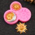 Molde Silicona Sol Y Luna Chocolates Fondant Porcelana