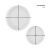 Set X 2 Moldes Posavasos Circulares Sin Borde 9cm Y 7cm en internet
