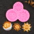 Imagen de Molde Silicona Sol Y Luna Chocolates Fondant Porcelana
