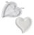 Molde Silicona Bandeja Corazon Bordes Gruesos Resina Yeso - tienda online