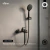 Ducha Monocomando Vann Petra Negro Mate con Transferencia - comprar online