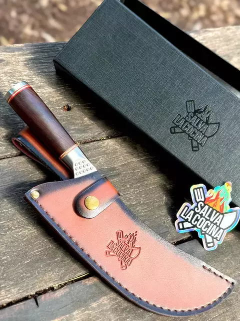 Cuchillo Acero Inoxidable Mango De Madera Salvalacocina