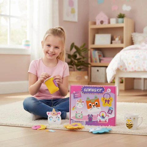 Kit Creativo De Costura Norcel Para Niños