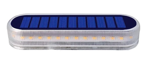 Luz Solar Led Para Deck Piso Impermeable Exterior Jardin