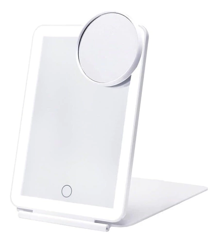 Espejo Luz Led Tactil De Tocador Portatil Ideal Maquillaje