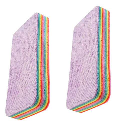 Esponja Multicapa Reutilizable Arcoíris Microfibra Pack X 2