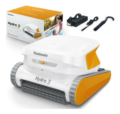 Robot Limpiafondo Piscina Autónomo Inalámbrico 10m Hydro 3