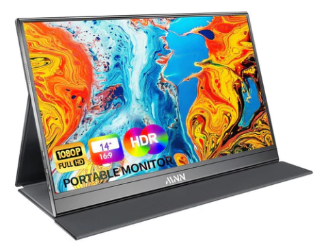 Monitor Portatil Mnn Fhd Ips 14 Con Funda Magnetica