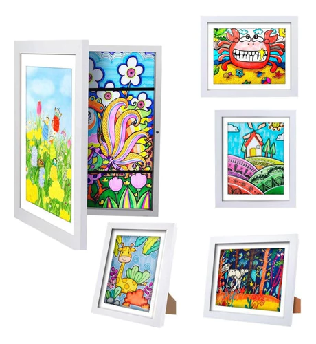 Marco Cuadro Tapa Visor Decorativo Para Dibujos Arte Niños - comprar online