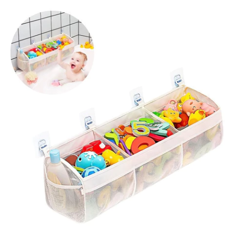 Organizador De Juguetes Para Baño Bañadera Ducha Triple