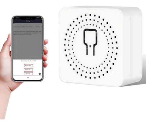 Switch Interruptor Wifi Combinable 16a + Control De Consumo