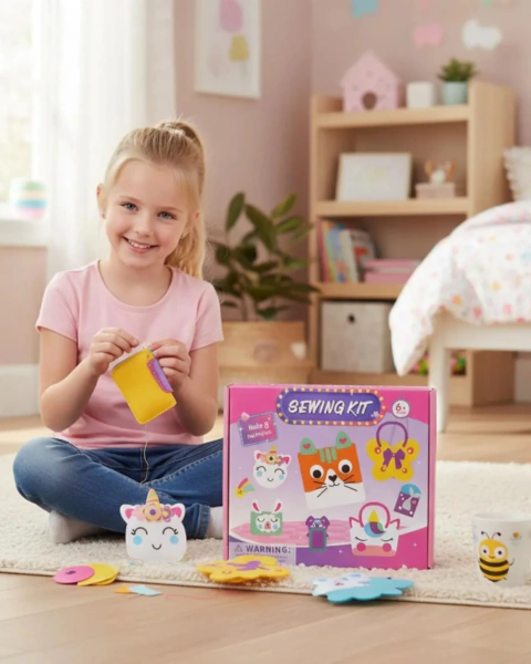 Kit Creativo De Costura Norcel Para Niños