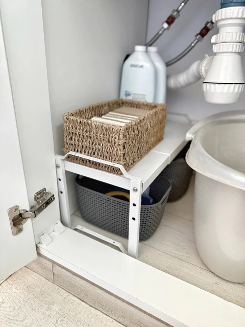 Estante Organizador Ajustable Apilable Para Cocina Alacena - comprar online