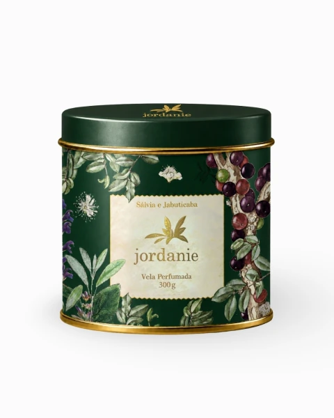 Vela Perfumada 300g Sálvia e Jabuticaba | Jordanie