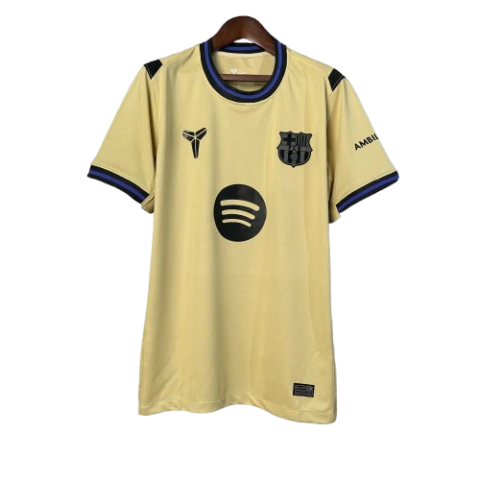 Camisa Barcelona II 25/26 - Nike Masculina - Bege com detalhes em preto