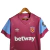 Camisa West Ham I 23/24 - Torcedor Umbro Masculina - Vinho com detalhes em azul e branco - Vortex Mantos