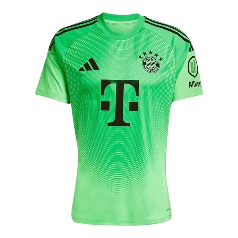 Camisa Bayern de Munique Goleiro 25/26 - Torcedor Adidas Masculina - Verde