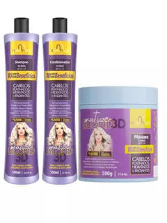 Kit Matizador Matize Blond 3D 500g/ml NutriMaxi Shampoo + Condicionador + Máscara - comprar online