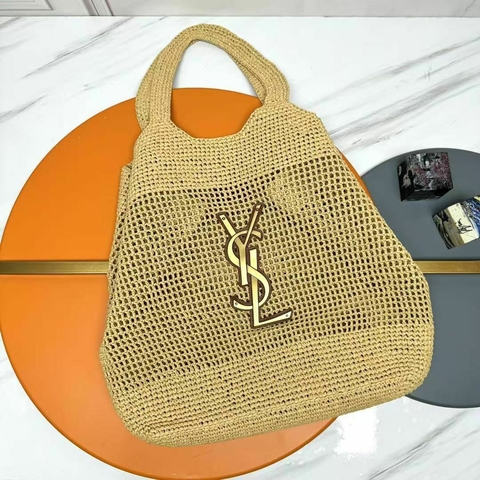 YSL - Icare Maxi Raffia- 58cm - comprar online