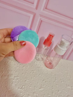 Set de esponjas y tarritos para Skincare
