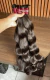 Cabelo Indiano Ondulado Natural 55cm Castanho Escuro (Liga Lilás) 100g - comprar online