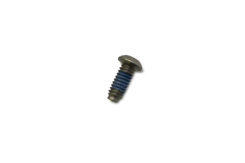 Parafuso de rosca em aço revestido com epóxi, estilo botão, encaixe tipo Torx de tamanho T27, diâmetro de rosca de 1/4 d