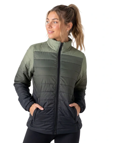 Campera Darling Degradé mujer verde vista frontal