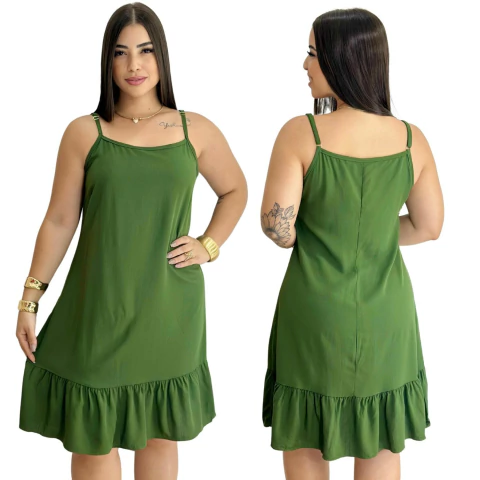 Vestido curto feminino alcinha soltinho tecido Leve Ideal para o Dia a Dia Clara na internet