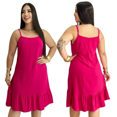 Vestido curto feminino alcinha soltinho tecido Leve Ideal para o Dia a Dia Clara - comprar online
