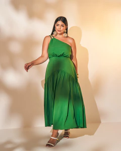 Vestido Midi Aurora - Sanches Moda Plus Size