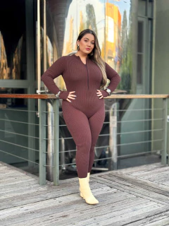 Macacão Virginia Modal - Sanches Moda Plus Size