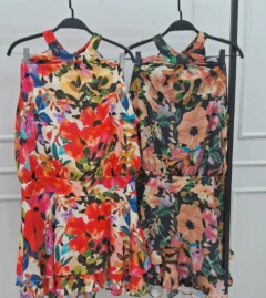 Macaquinho Tropicália - Sanches Moda Plus Size