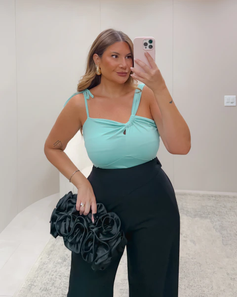 Body com Amarração no Ombro