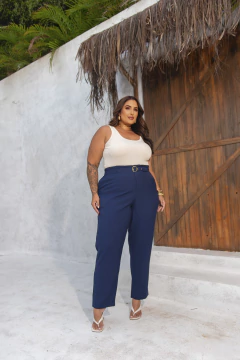 Calça Clochard com Cinto