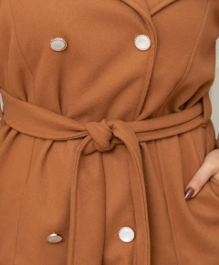 Sobretudo Elegance Lã Batida na internet