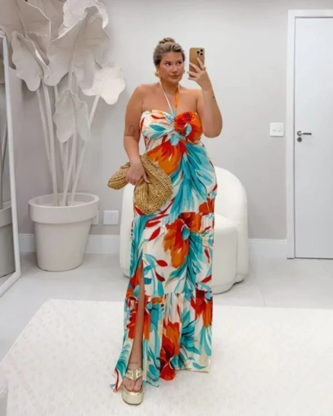 Vestido Vanessa Laranja