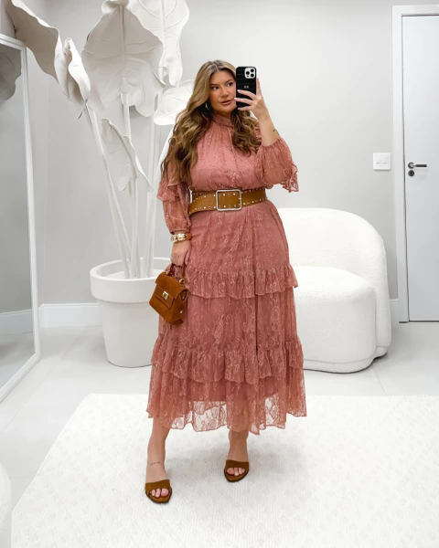 Vestido Boho em Renda