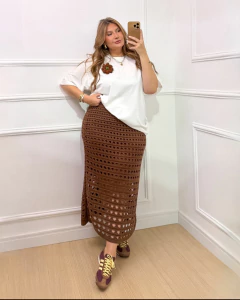 T-shirt com Flor - comprar online