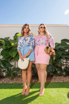 Shorts Saia Solar - Sanches Moda Plus Size