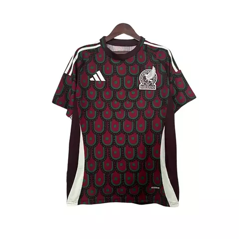 Camisa Seleção do México Home 24/25 Torcedor Adidas Masculina - Grená - comprar online