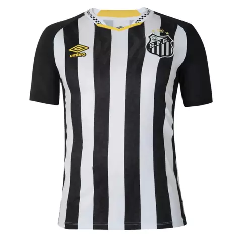 Camisa Santos Listrada 25/26 Torcedor Umbro Masculina - - comprar online