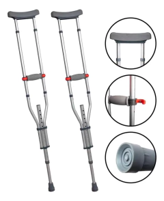 Muleta Axilar Em Aluminho Pro12 Tam G (und) - Procirurgica