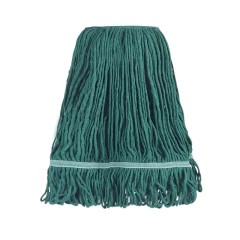 Mop Algodao Umido Ponta Dobrada 340g Verde - Cln 0011