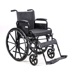 Cadeira de Rodas Pro8001 45cm Em Aco Ate 120kg - Procirurgica