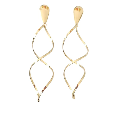 Brinco folheado a ouro 18k - Liz - comprar online