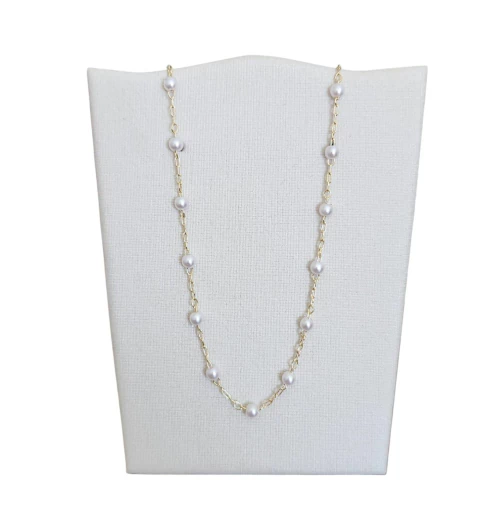 Choker de pérolas folheado a ouro 18k - comprar online